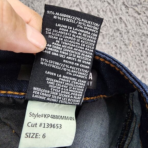 Kut From The Kloth Jeans Womens 6 Diana Dark Wash Stretch Mid Rise Skinny *NWT* - Picture 15 of 16